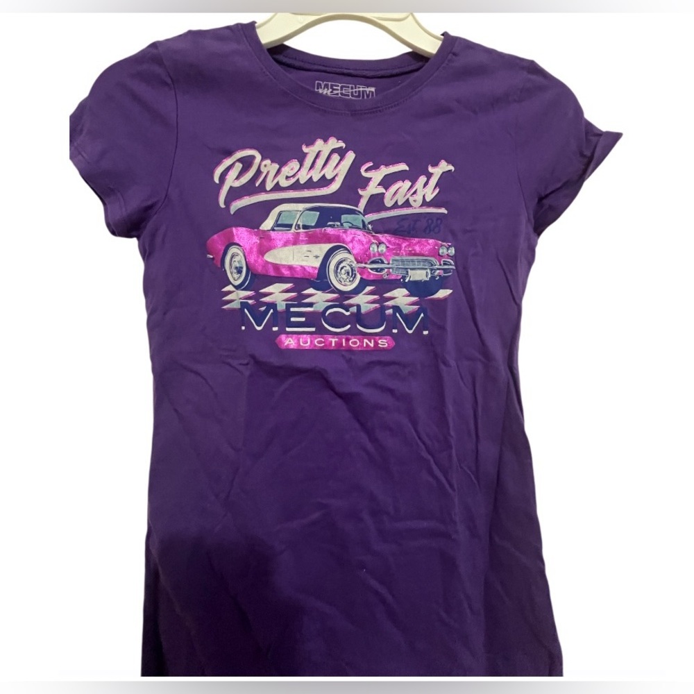 Mecum Youth Size Large Tee Shirt. Never worn.
